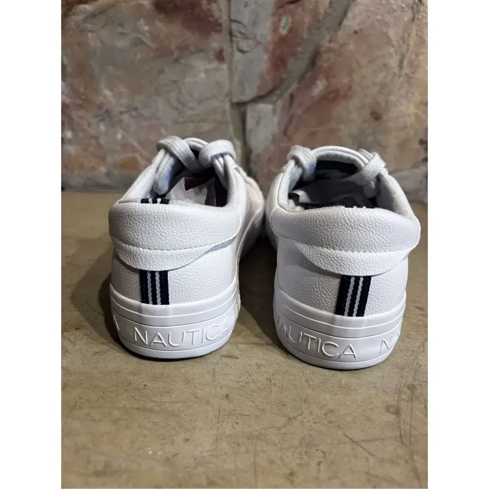 Nautica Aelisa White Fashion Lace Up Sneakers Women's Size 9